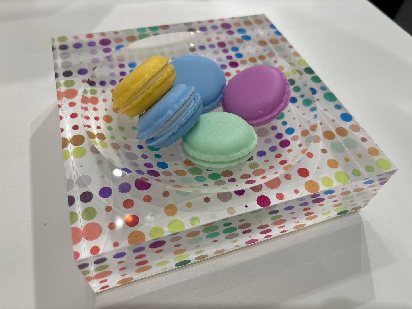 Mod Confetti Acrylic Candy Catchall Dish