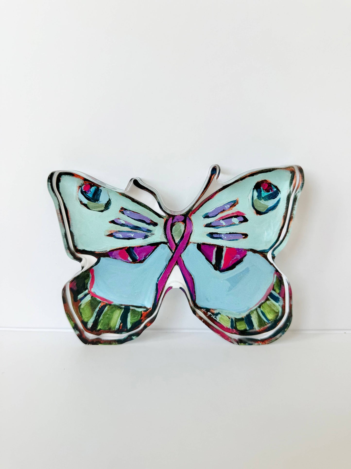 "Butterfly of Hope III" acrylic