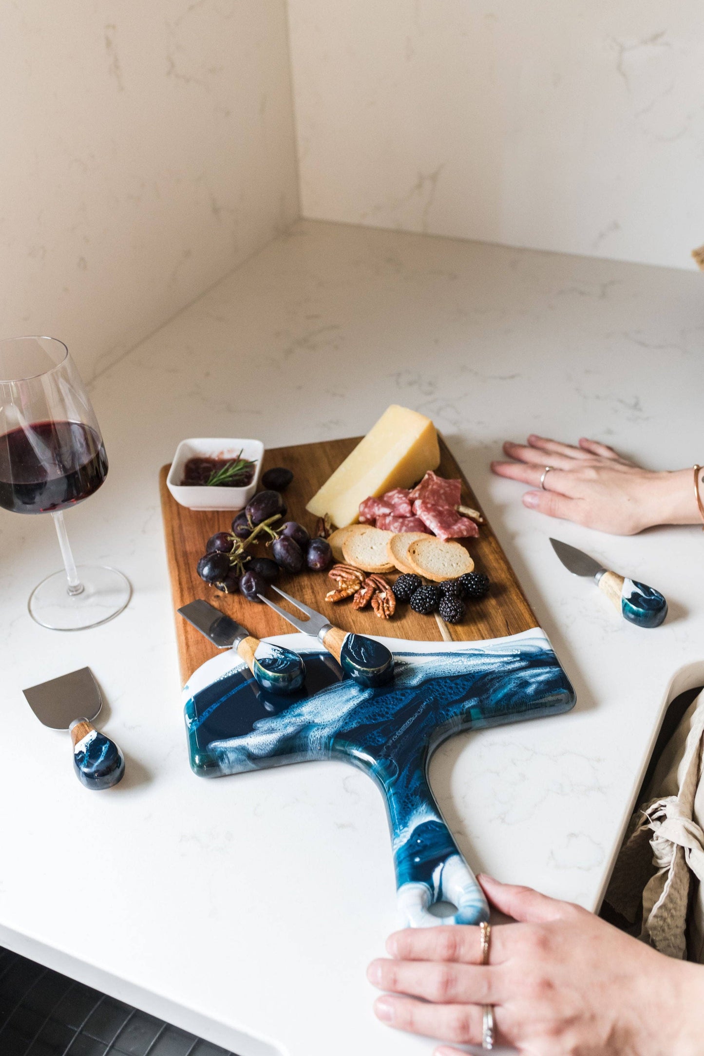 Resin Coated Cheese Knife Set