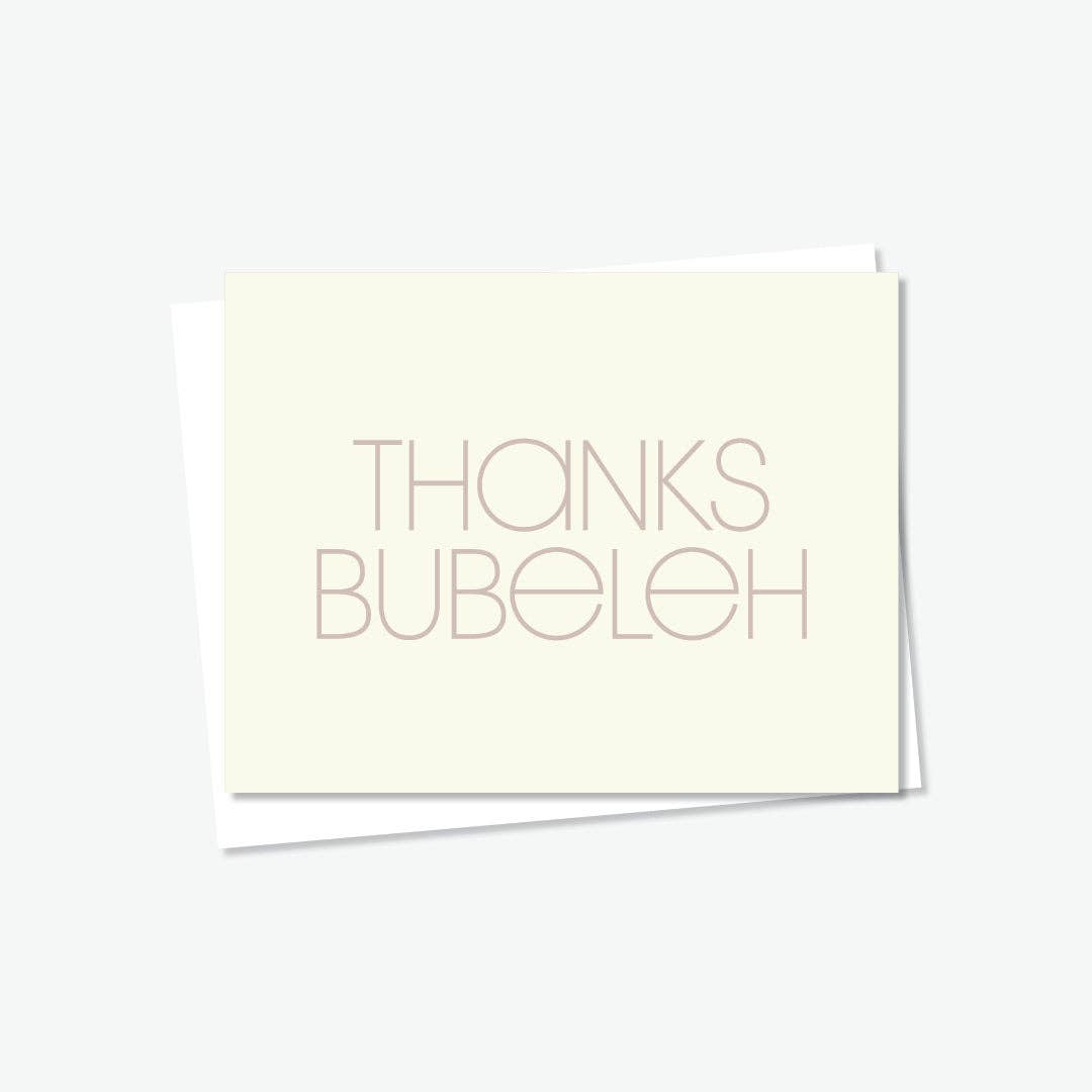 Thanks Bubeleh Card