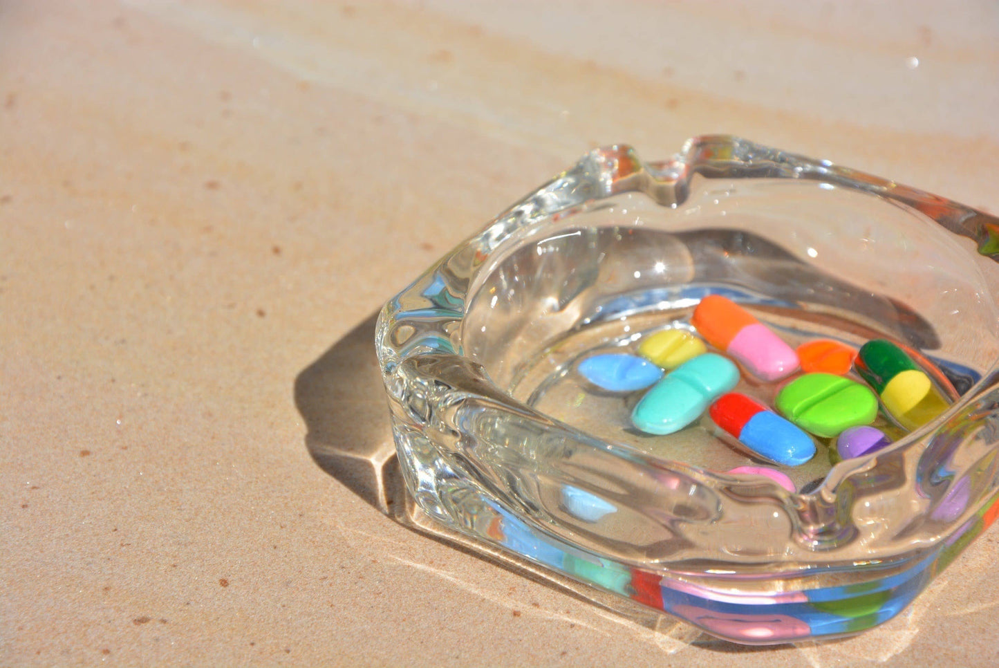 Happy Hour Ashtray (with fake pills)