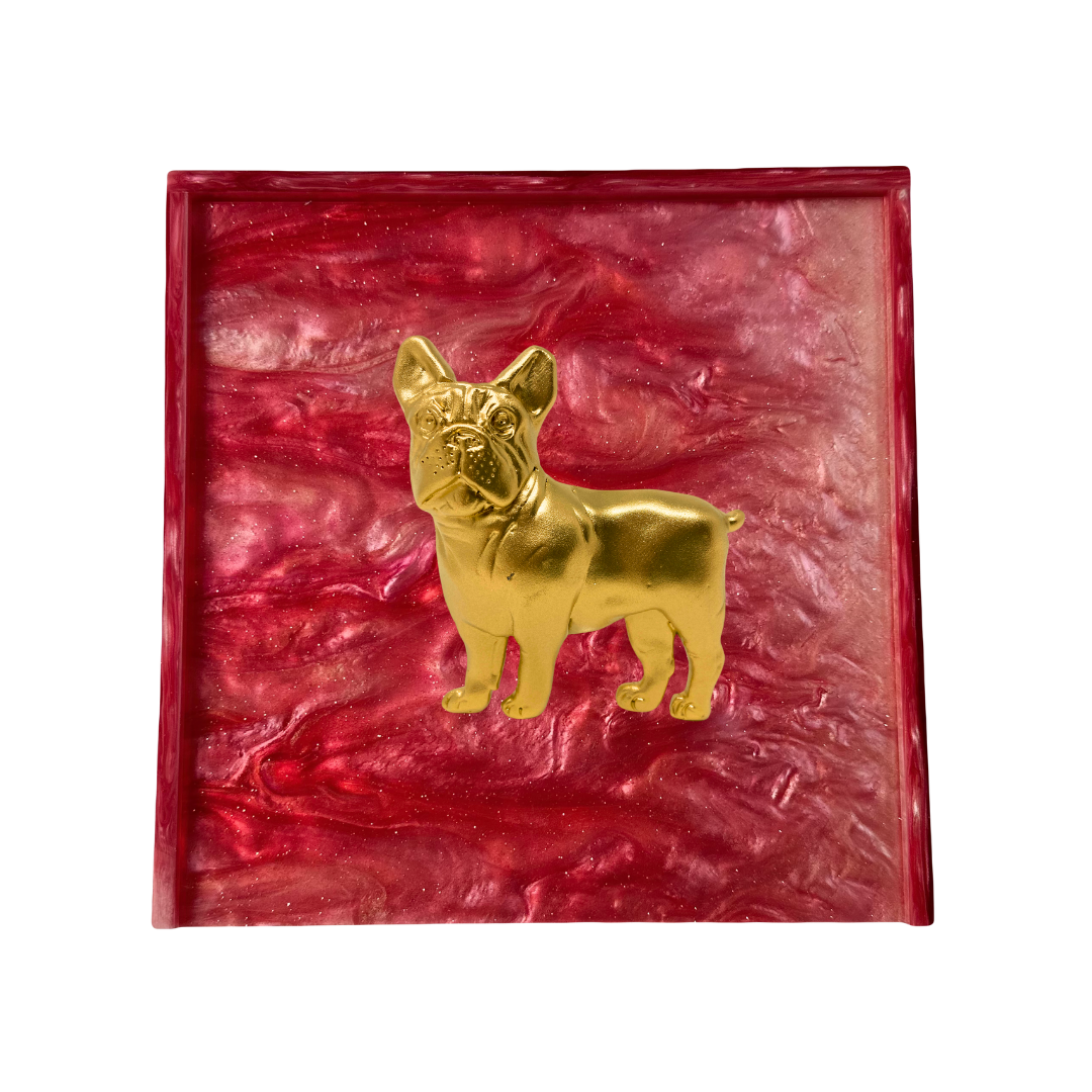French Bulldog Cocktail Napkin Box