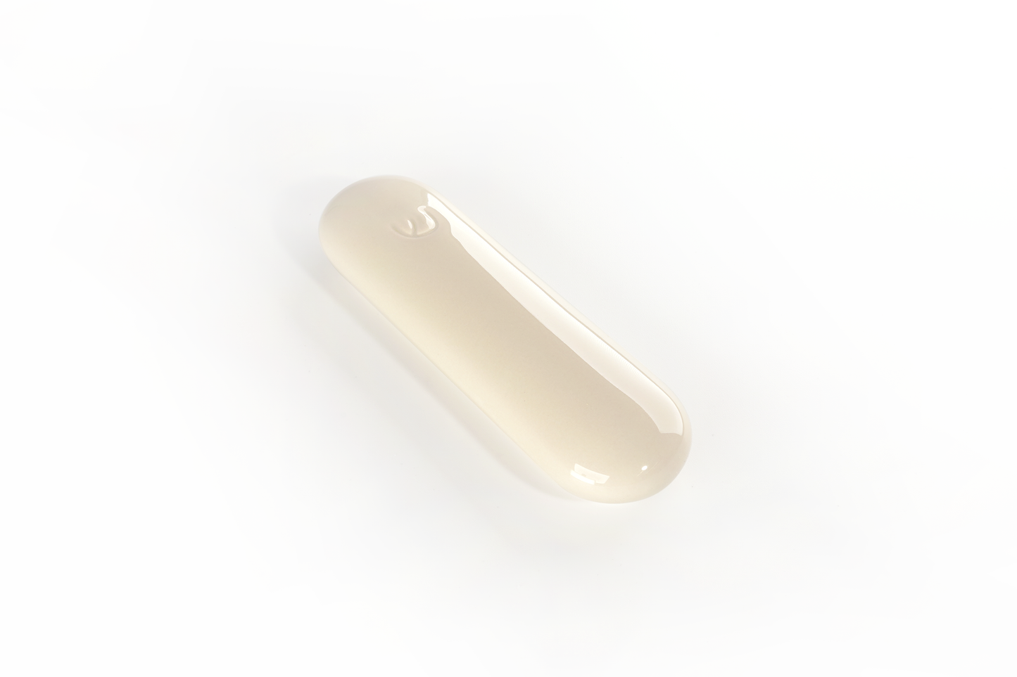 Oval Mezuzah (Ceramic) in Indigo or Cream