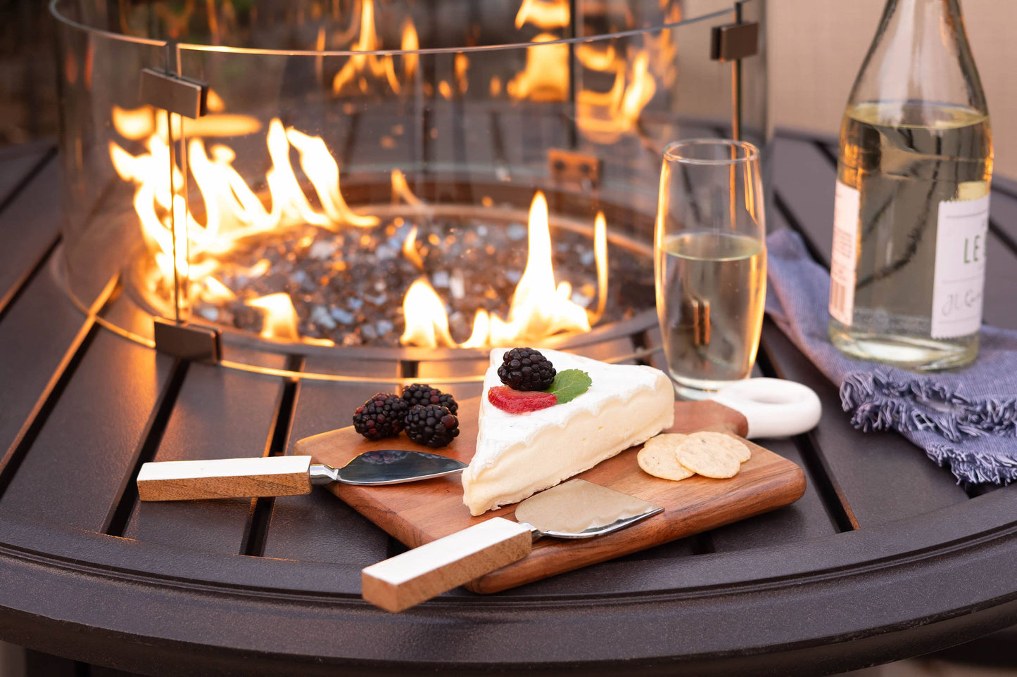 Mini Charcuterie Board and Set of 2 Knives