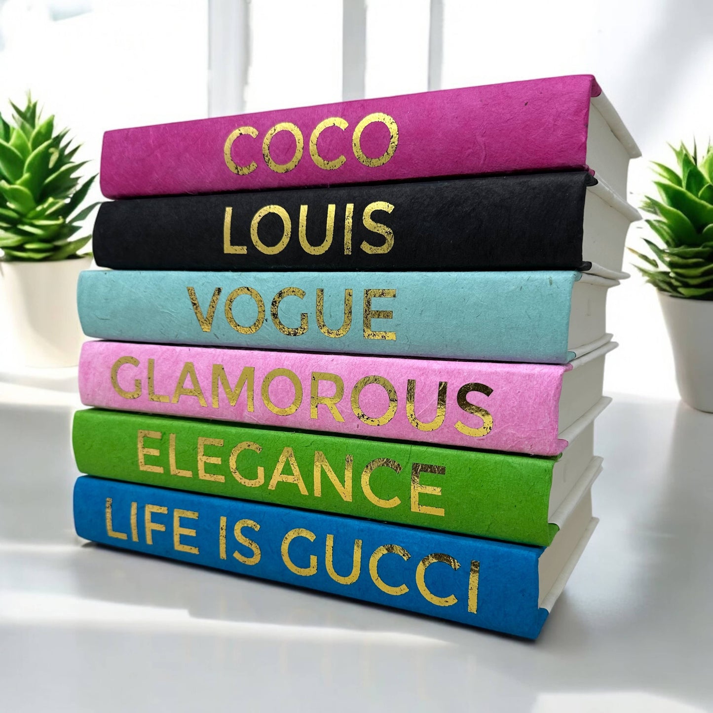 Coco, Louis, Vogue, Glamorous, Elegance, Life is Gucci (Light Covers- 6 Books in All)