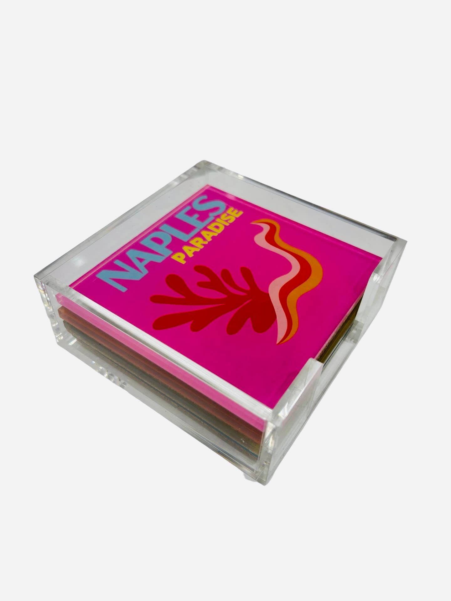 Acrylic Coasters - Naples- Set of 4