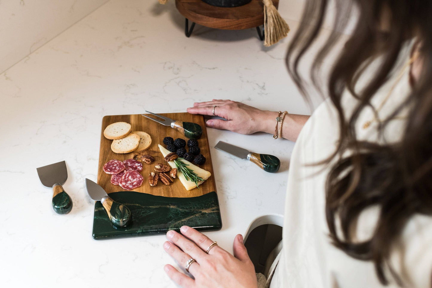 Resin Coated Cheese Knife Set