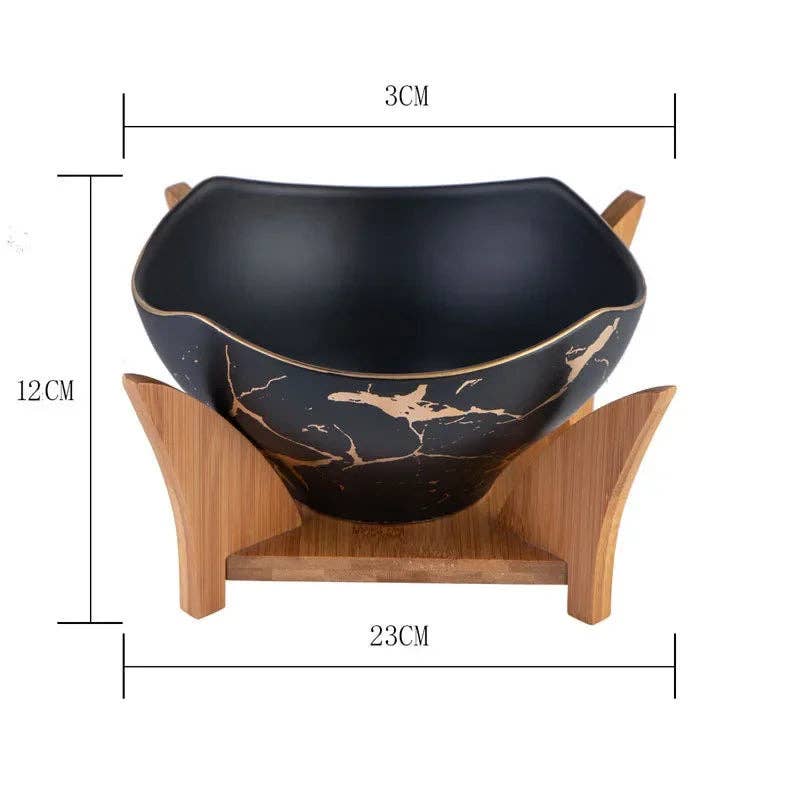Marble Salad Bowl