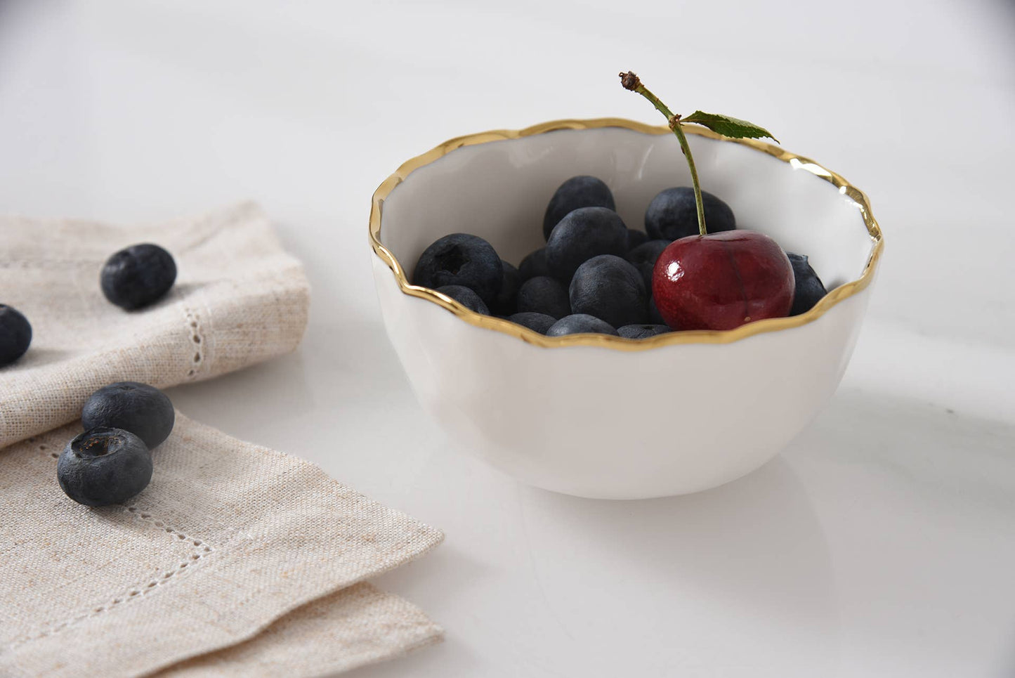 Mini White Snack Bowl