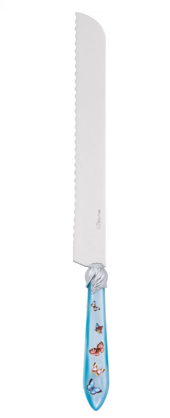 Butterflies Bread Knife Blue Sky