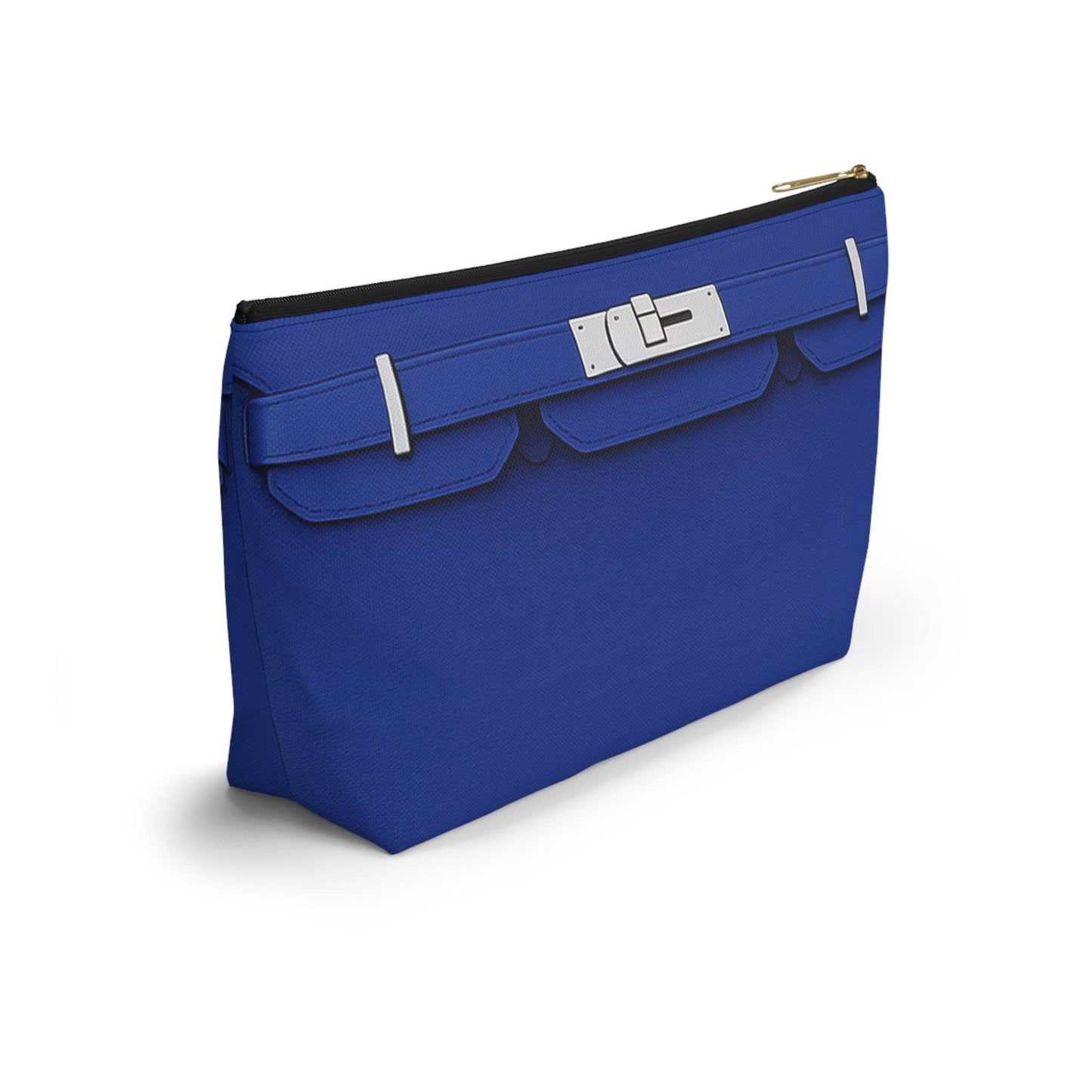 Canal Street Blue Large Makeup Bag — T-Bottom Travel Bag