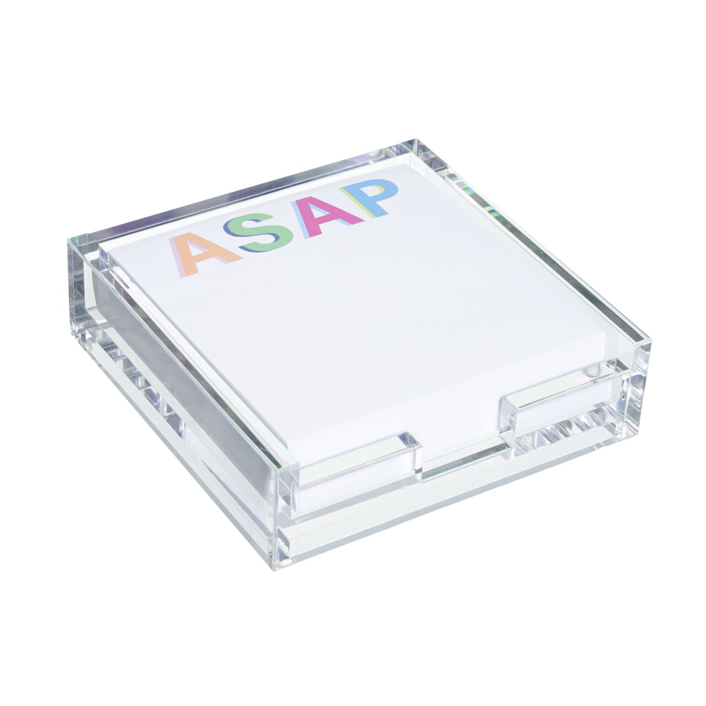 Acrylic Chubbie Notepad/Coaster/Napkin Holder