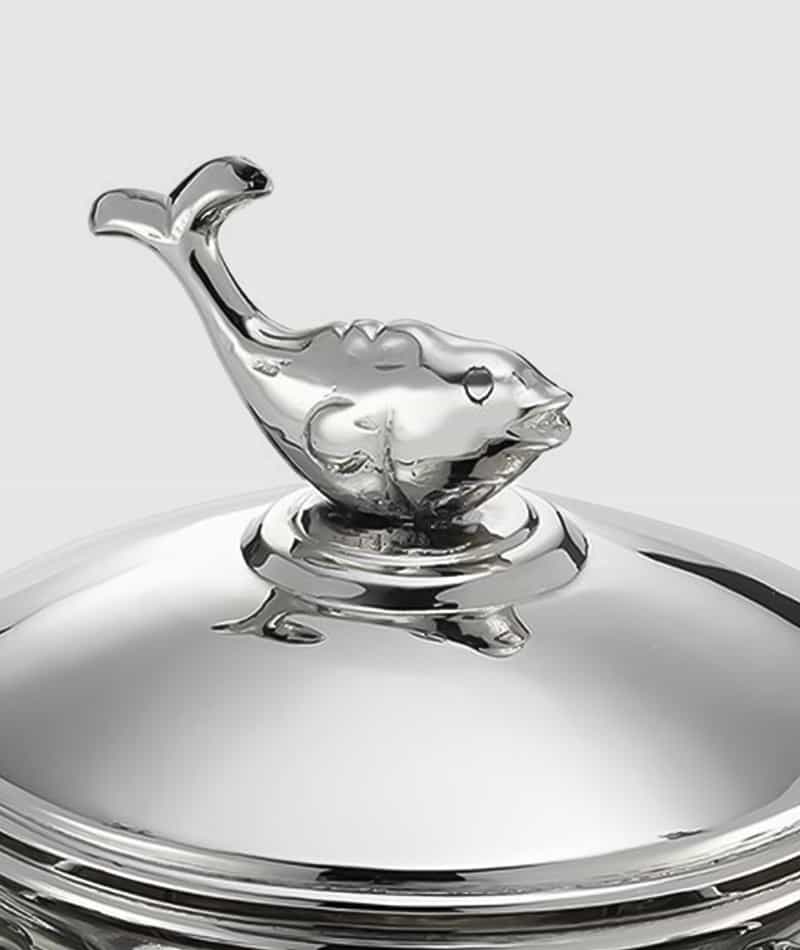 Beluga Caviar Server Set w/ Glass Insert