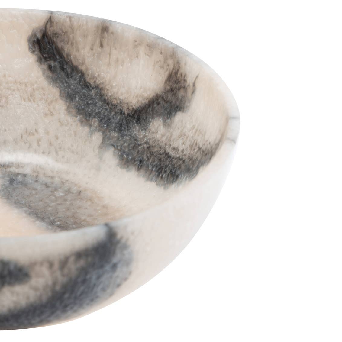 Resin Matte Salad Bowl - Grey