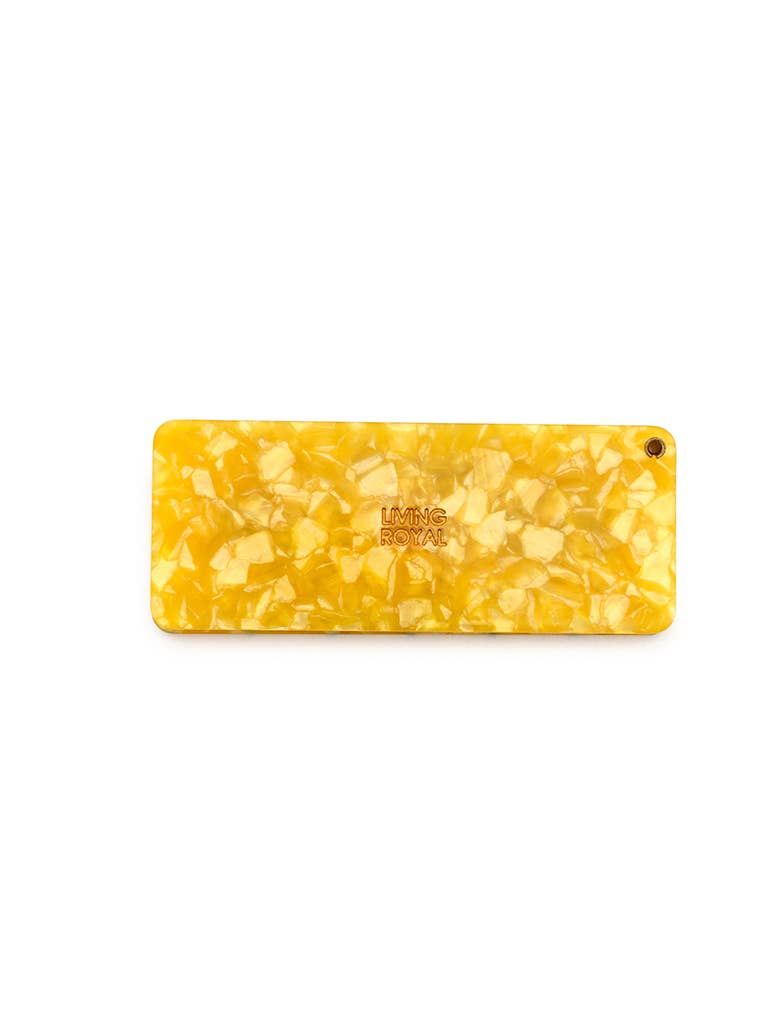 Swing-Hinge Folding Compact Mirror - Butter Stick - Yellow
