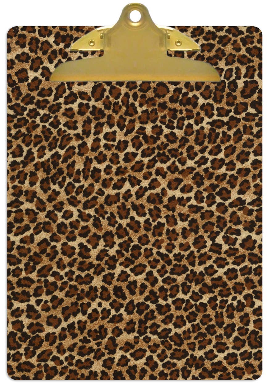 Leopard Print Clipboard