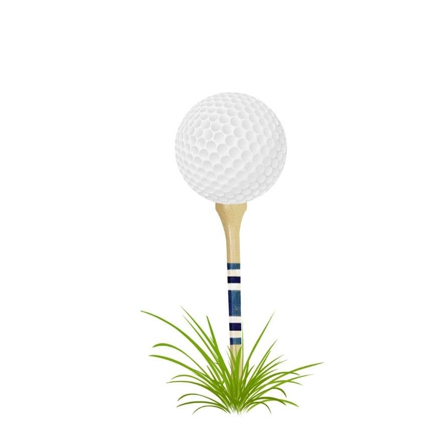 Acrylic Napkin Weight - Golf