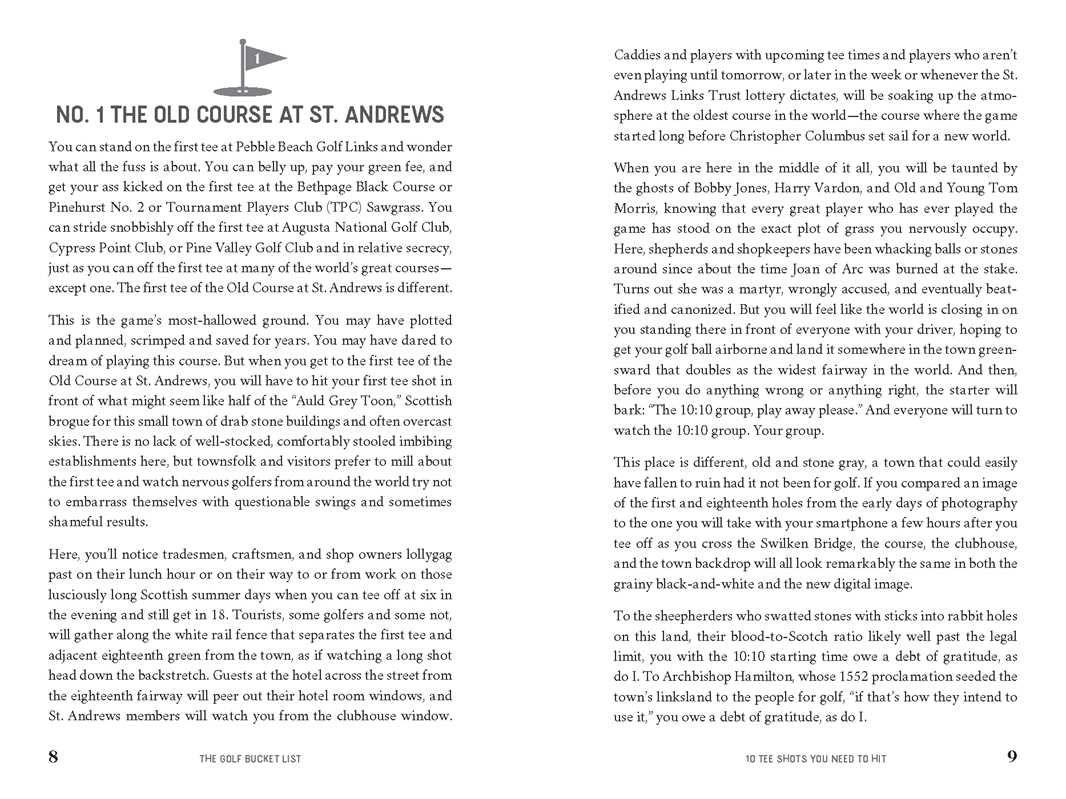 Golf Bucket List by Jeffrey  Thoreson