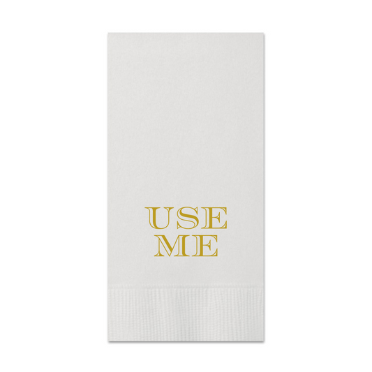"Use Me" Paper Guest Towels, Pack of 20
