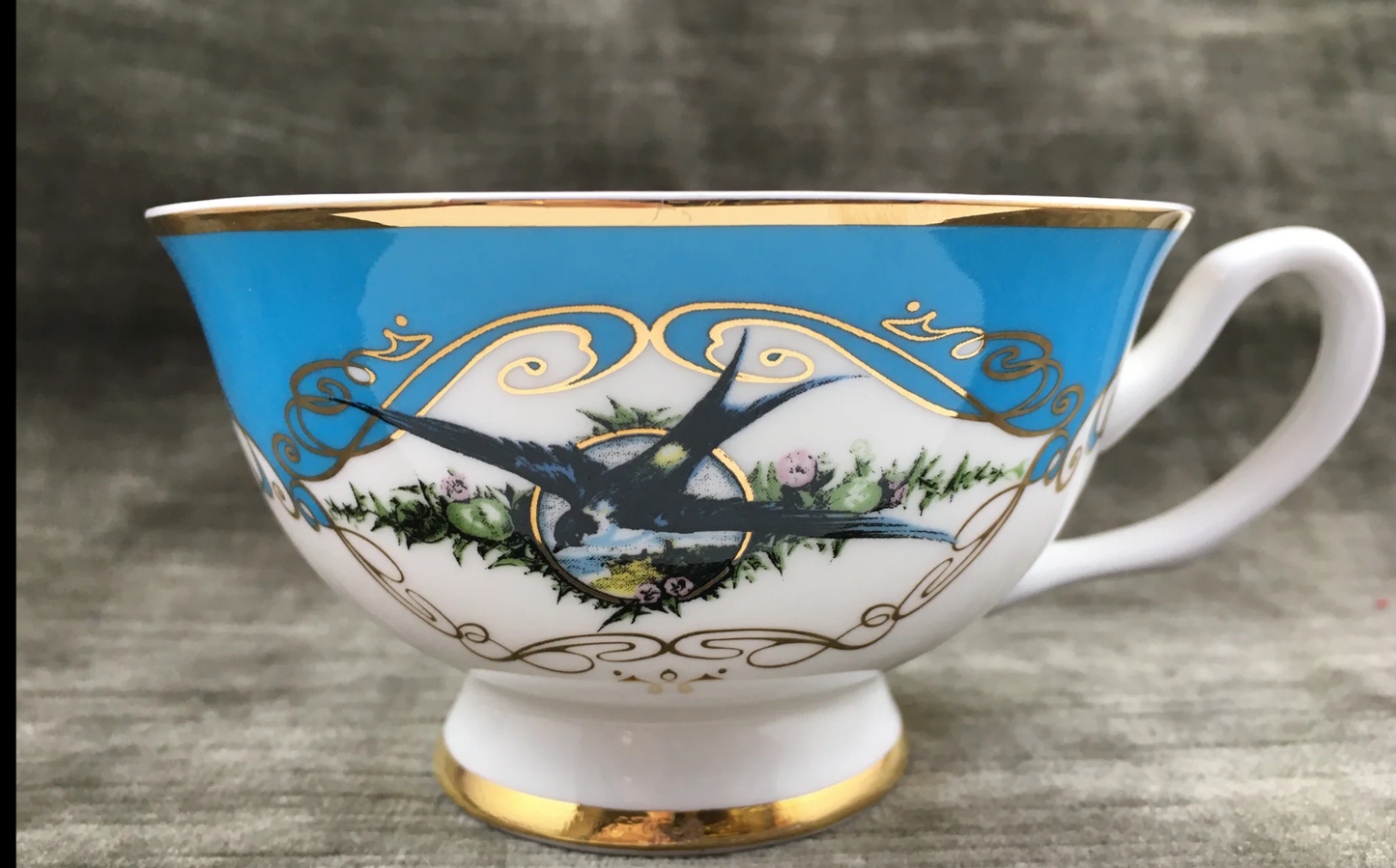 Aqua Havisham Kindly fuck off teacup and saucer