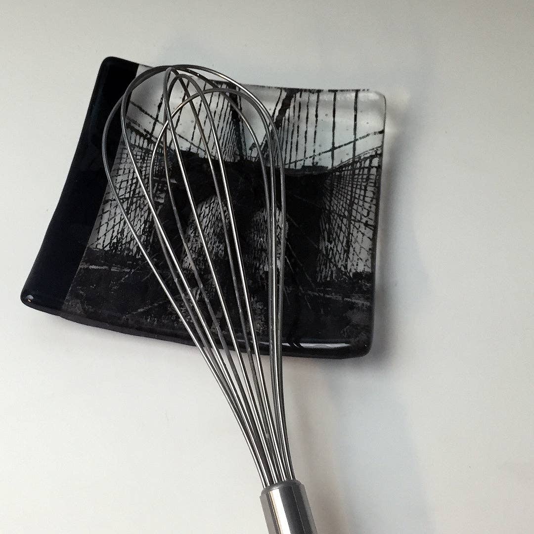 New York City Brooklyn Bridge Fused Glass 4.5" Catch-all