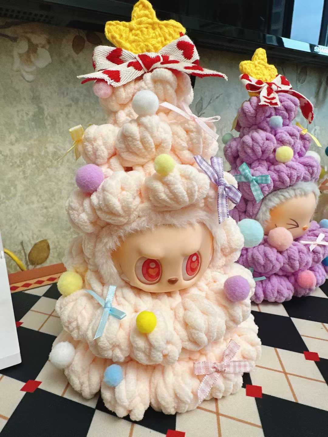 Labubu Christmas Tree Outfit, Holiday Decorations,Ornaments