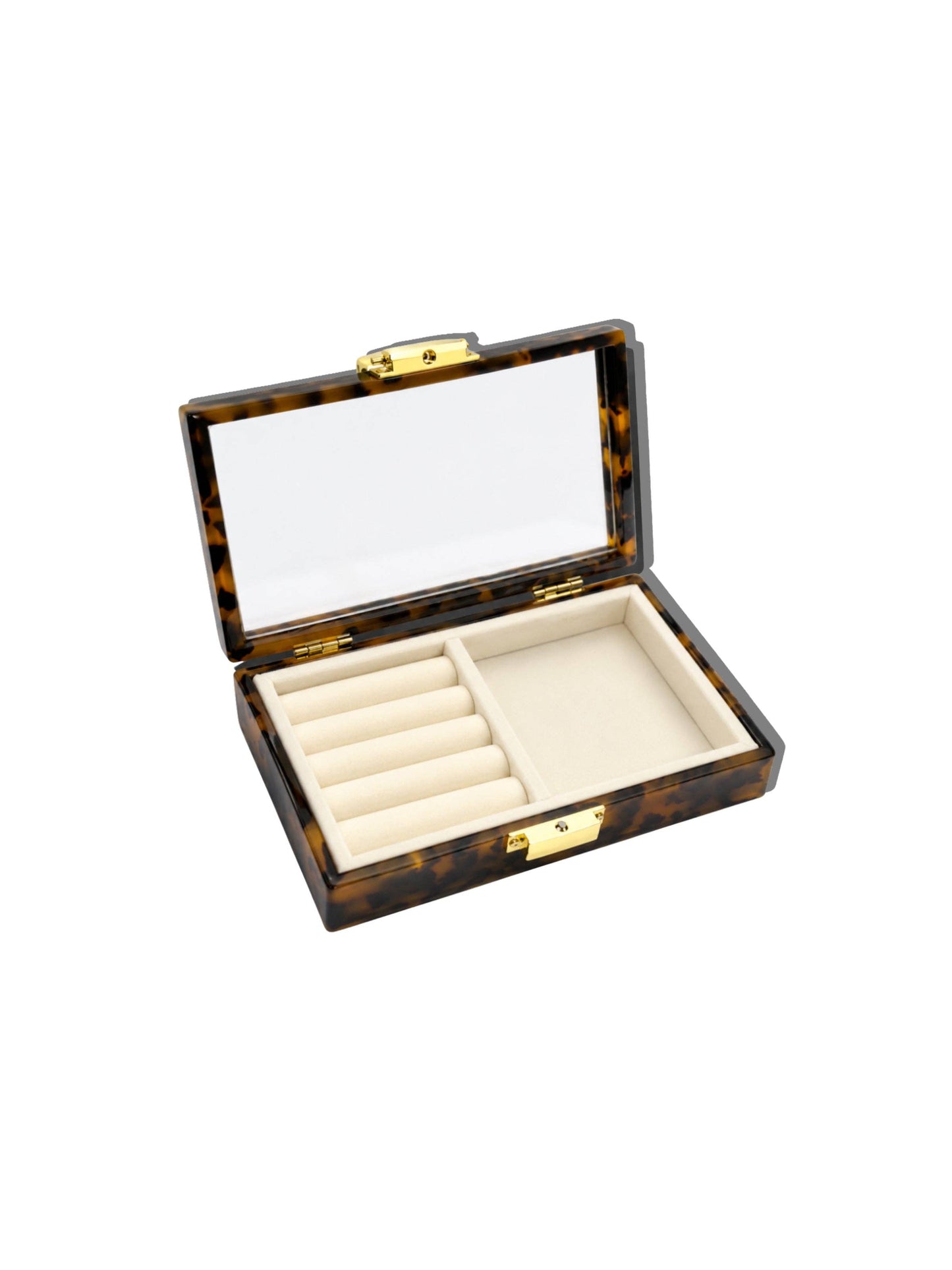 Hand-painted Jet-Setter Travel Jewelry Box