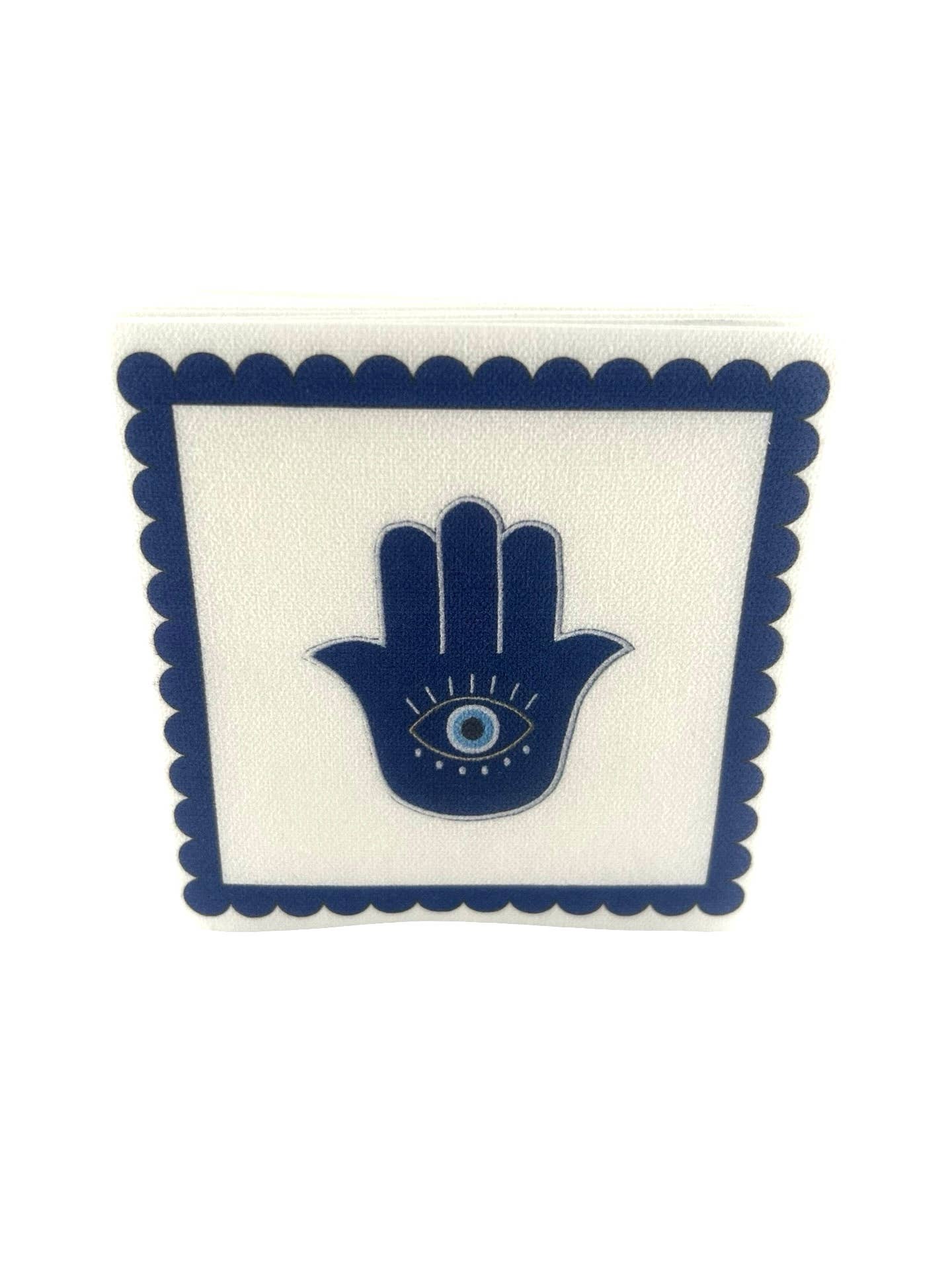 Linen-Feel Cocktail Napkins, Hamsa