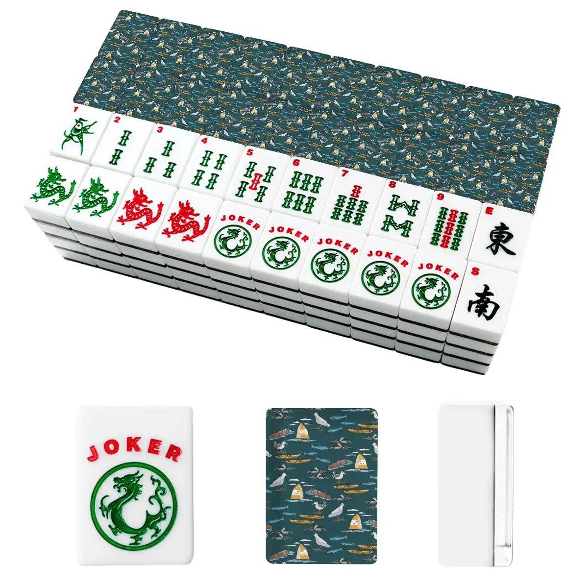 "Afternoon at the Sound" American Mahjong Tiles