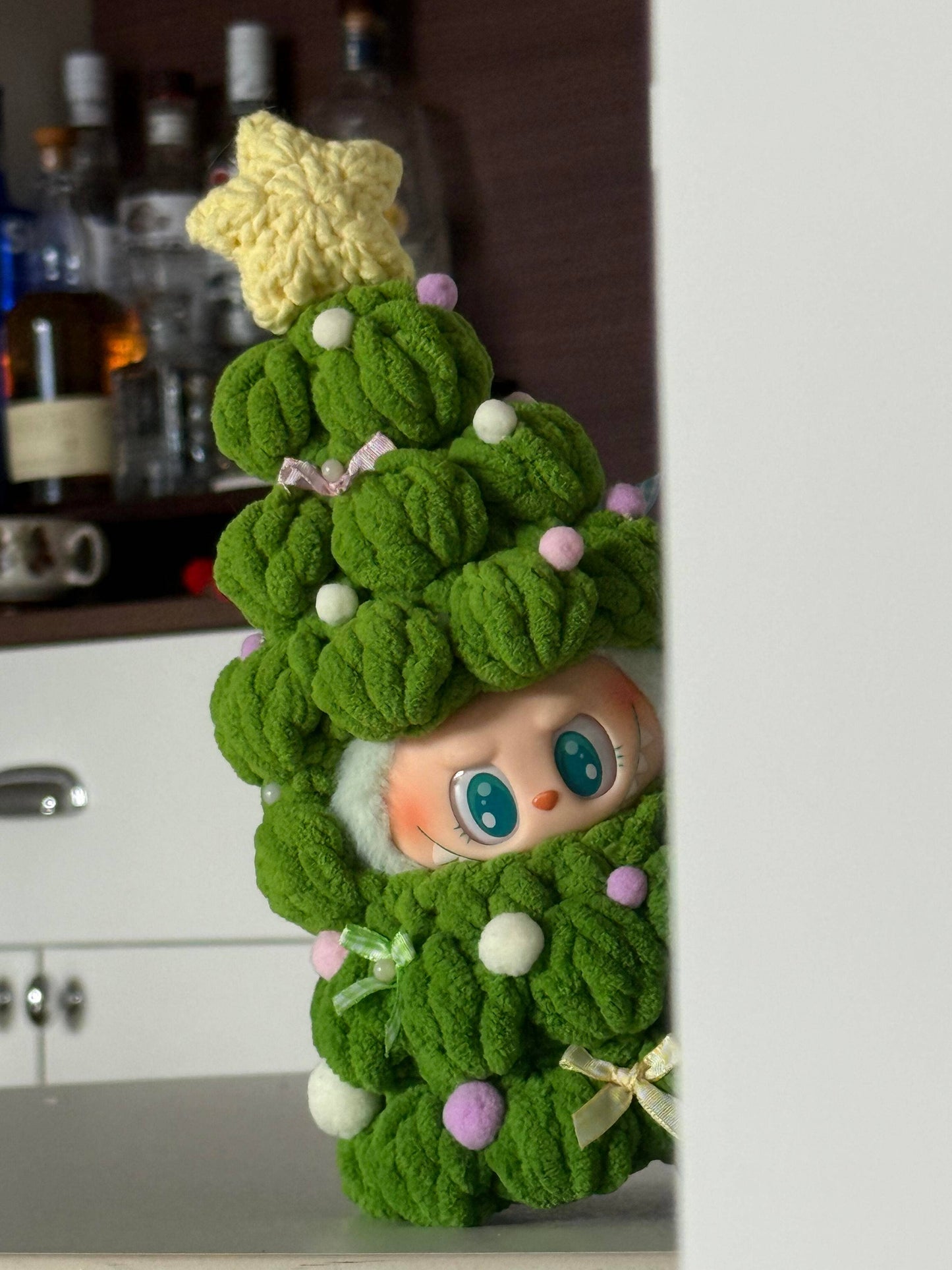 Labubu Christmas Tree Outfit, Holiday Decorations,Ornaments