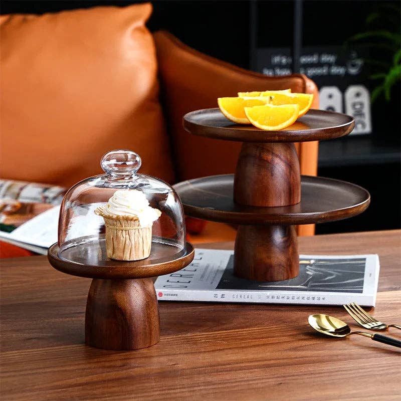 Acacia Cake Stand