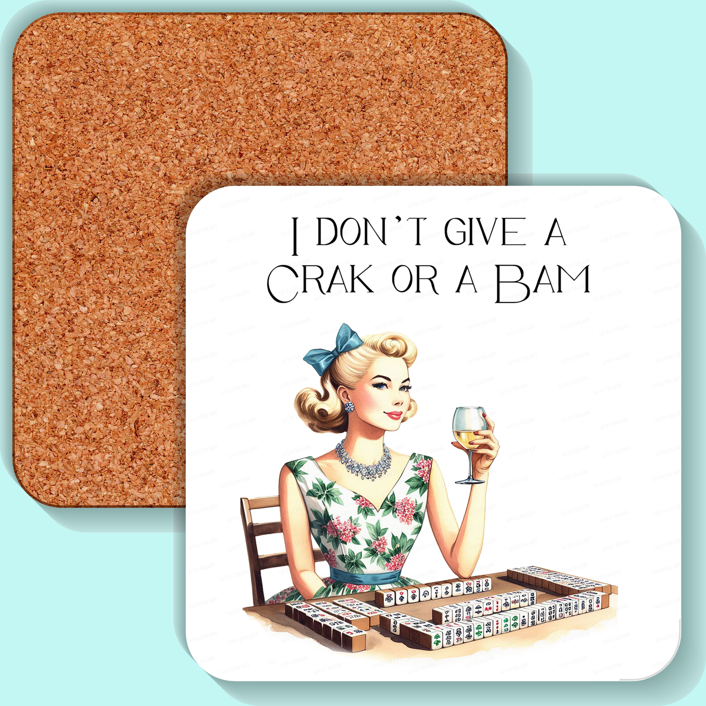 Mahjong Coaster, I crak myself up