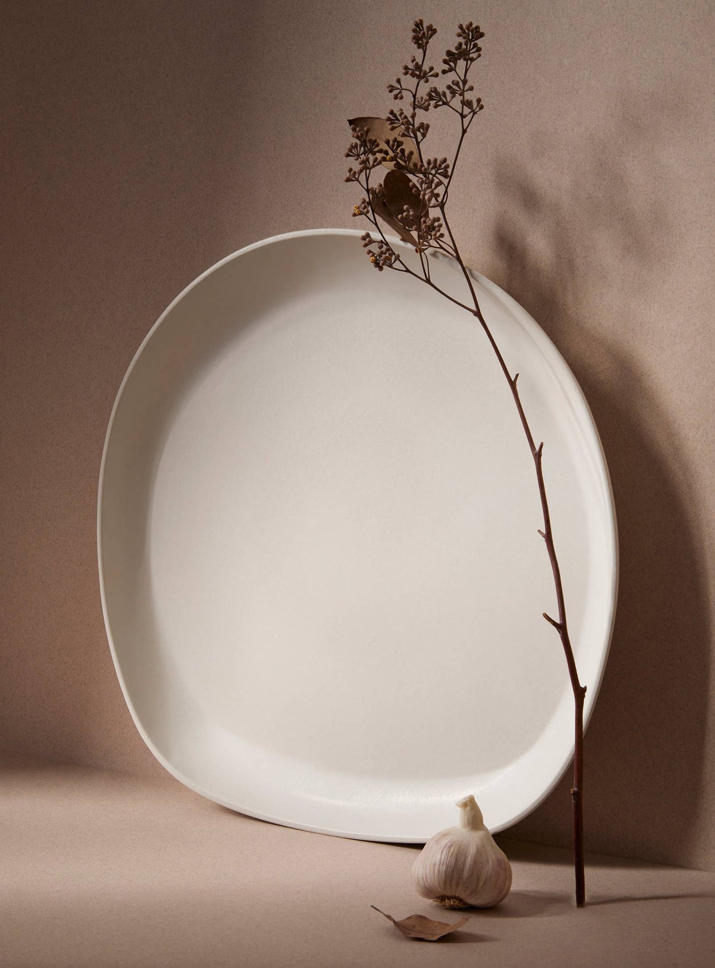 Stoneware Round Serving Platter