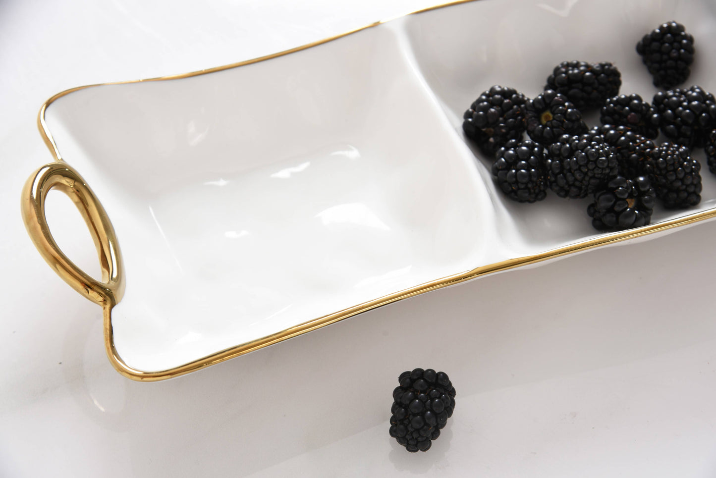 3 Section Porcelain Server