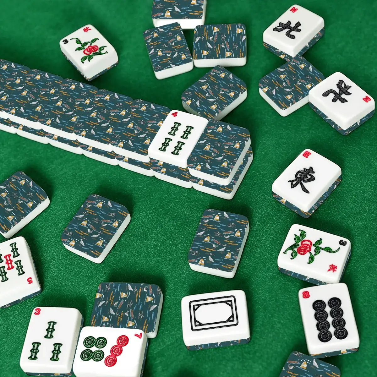 "Afternoon at the Sound" American Mahjong Tiles