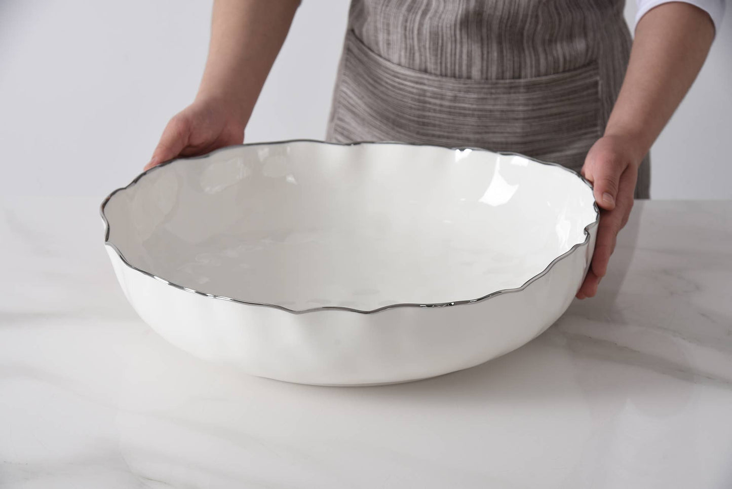 Extra Large Shallow Bowl