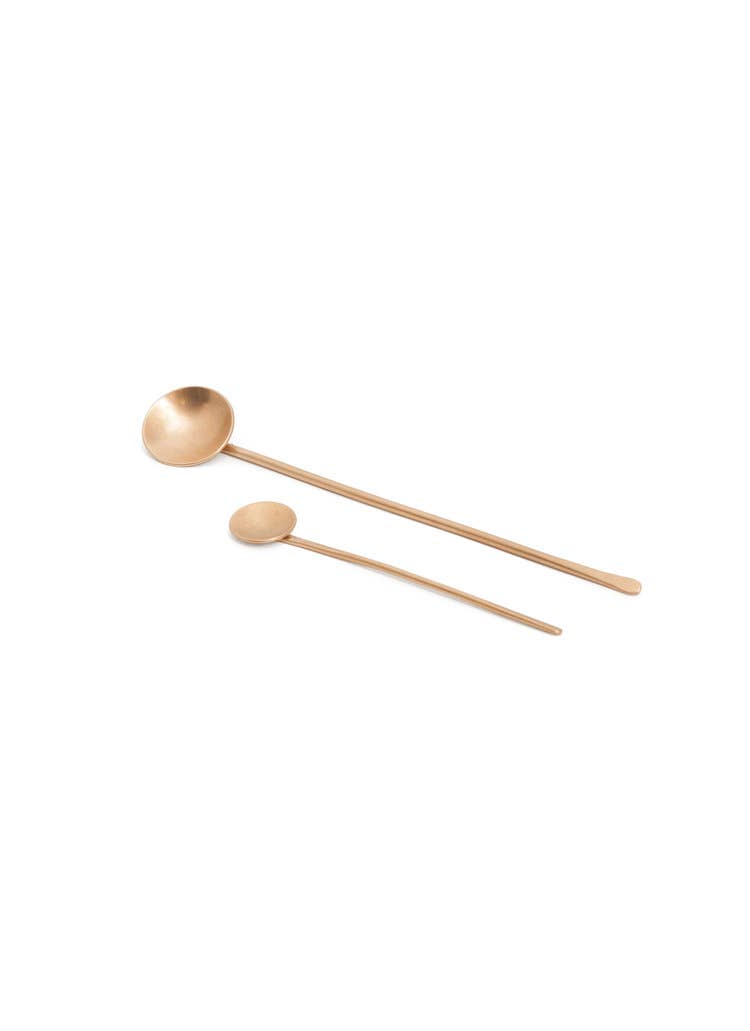 Tiny Brass Spoon
