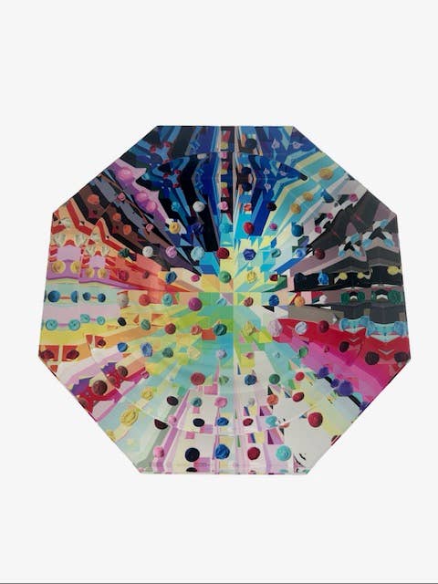 Octagon Bowl - Color Burst