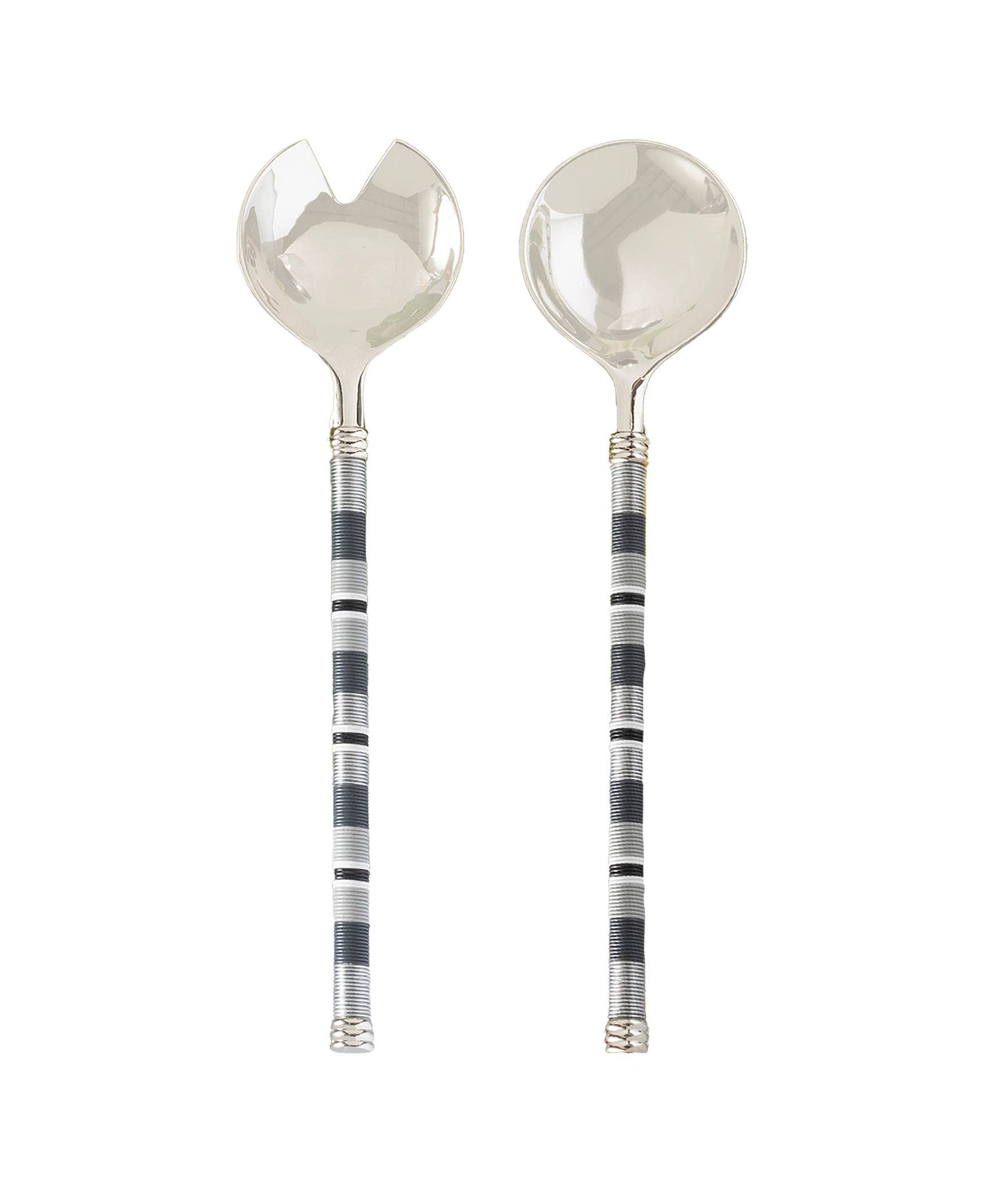 Zulu Salad Servers - Shades of Graphite