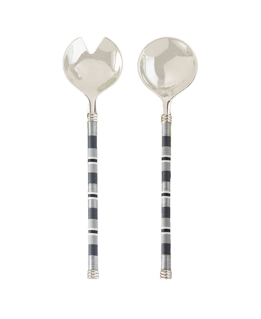 Zulu Salad Servers - Shades of Graphite