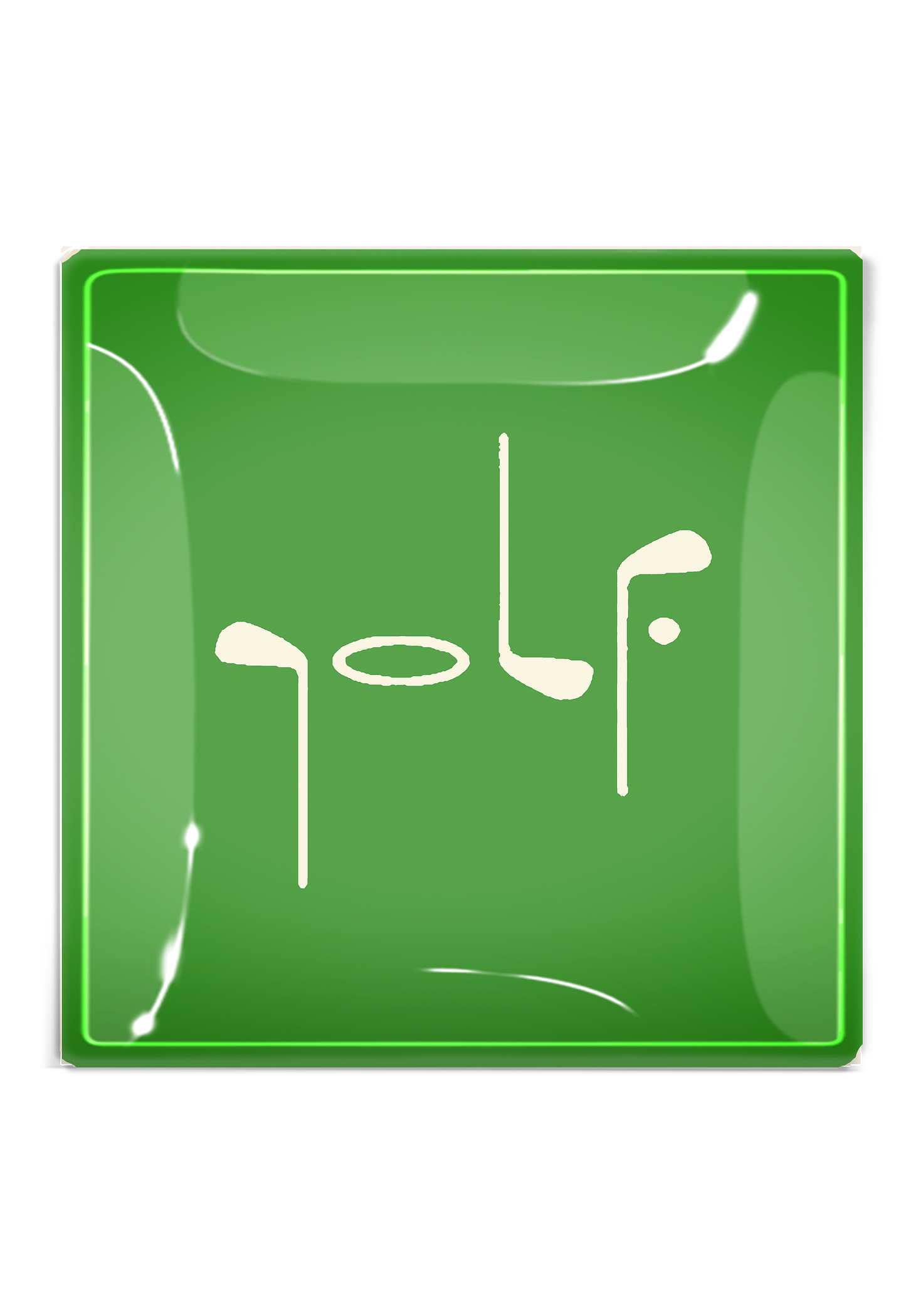 Golf Clubs Tray