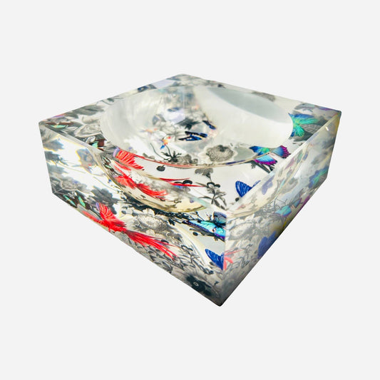 Lucite Candy Dish/Home Decor - Nature