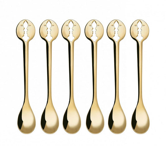 Kiss - Miniature Serving Spoon Gold plated (Per Spoon)