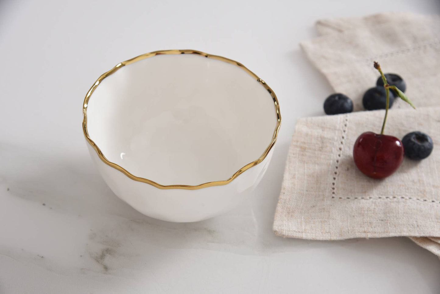 Mini White Snack Bowl