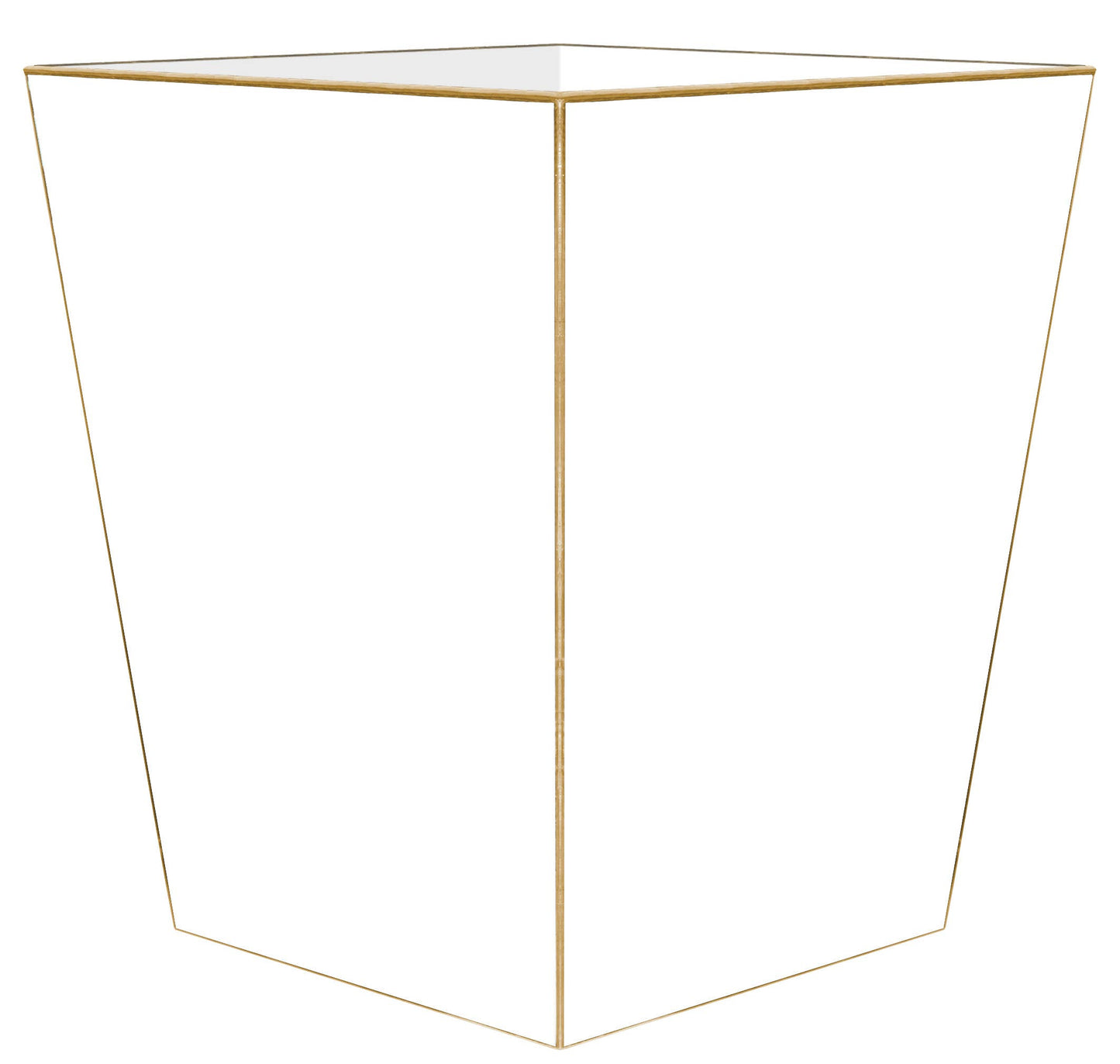 All White Wastepaper Basket