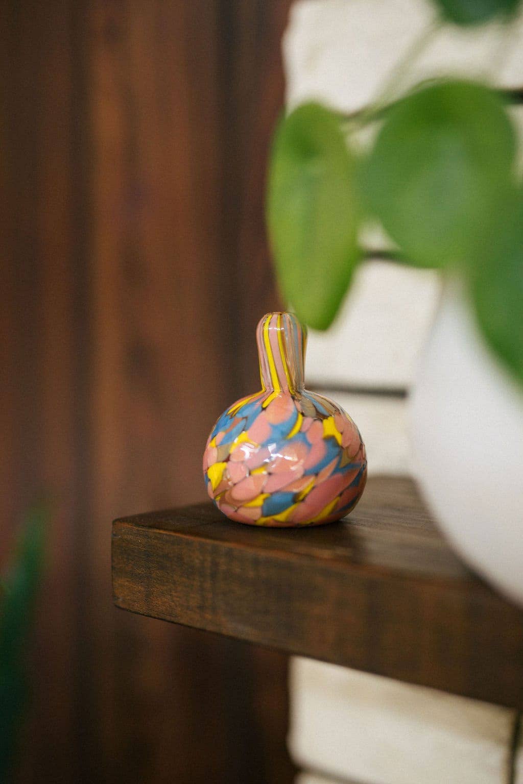 Glass Blown Jelly Baby Mini Vase