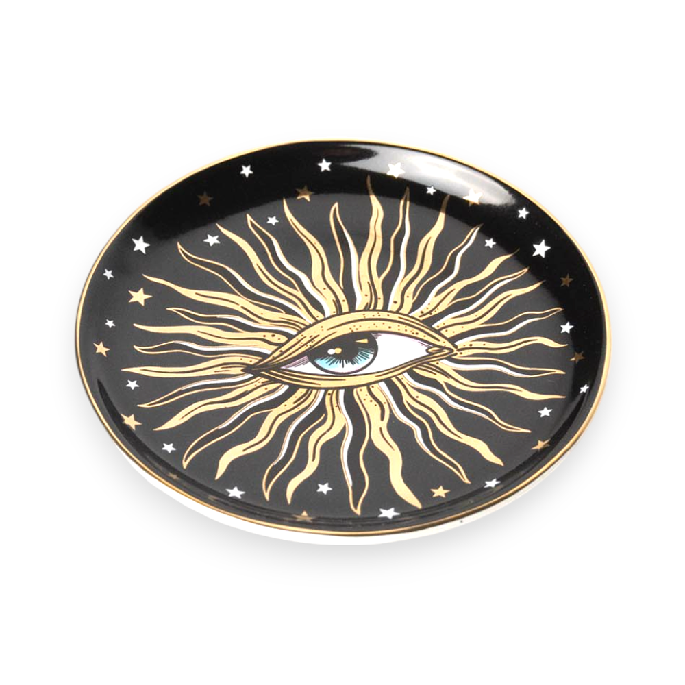 Pop Art Round Ceramic Dish