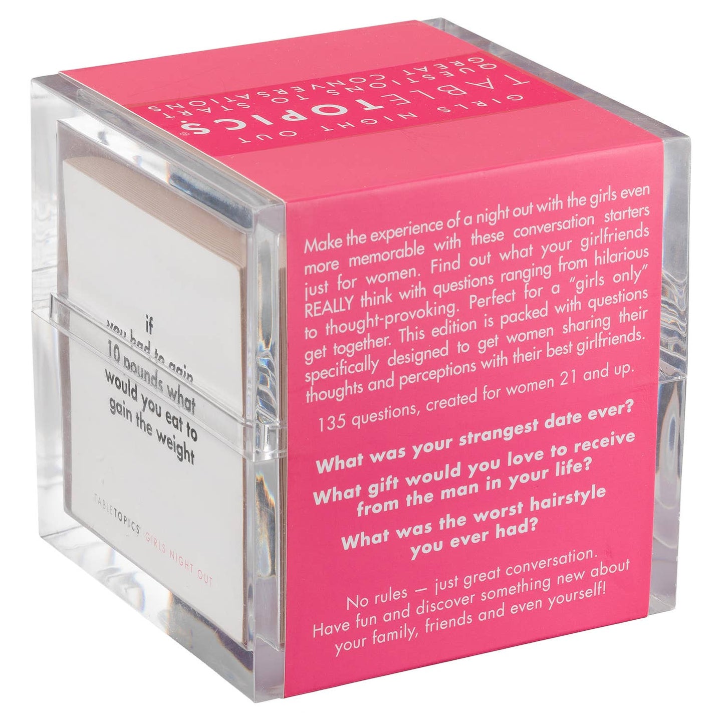 TABLETOPICS GIRLS NIGHT OUT - Conversation Starter Q's