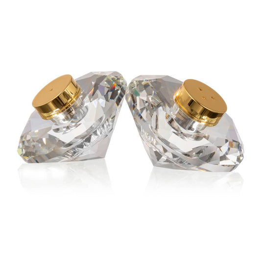 Geo Gold Salt and Pepper Pair