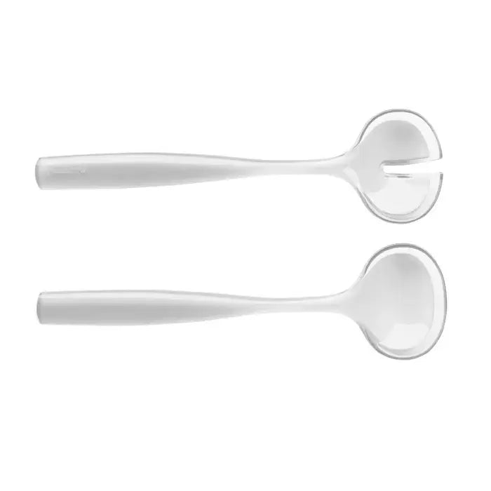 Made in Italy Acrylic Salad Servers - White